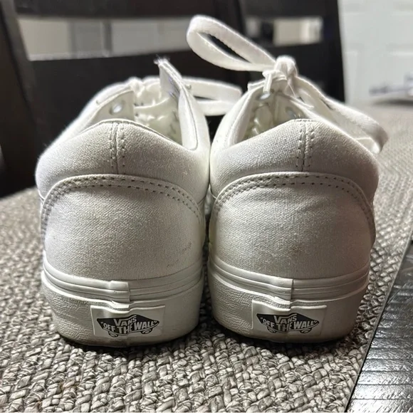 White Old Skool Vans - Picture 2 of 6